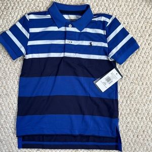 Polo Ralph Lauren Size 2T striped performance polo shirt NWT